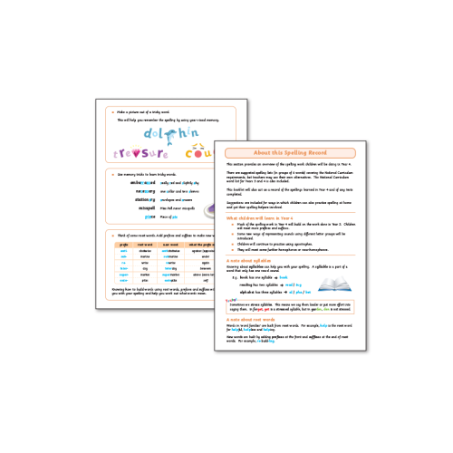 Spelling Record - Year 4
