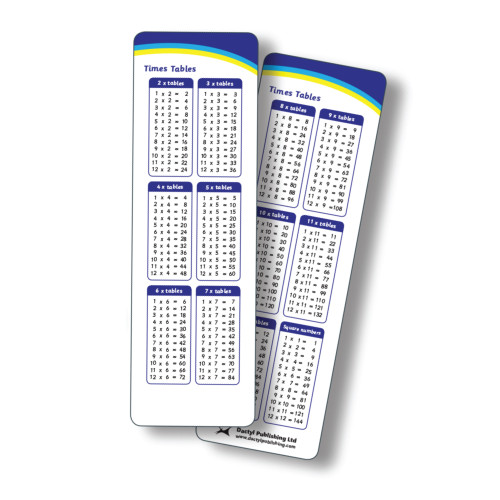 Times Tables Bookmarks